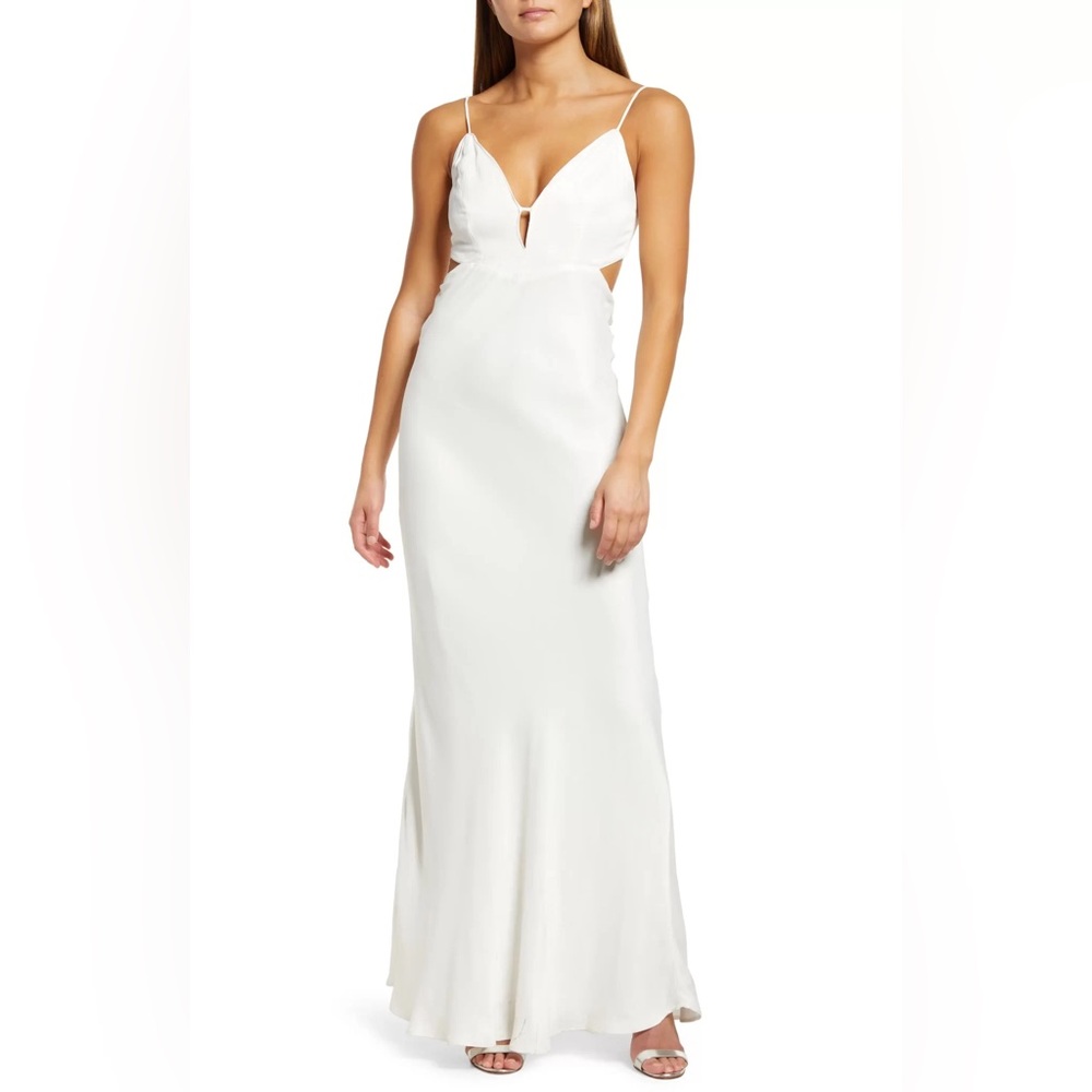 BARDOT Karlotta Cutout Slip Dress size S